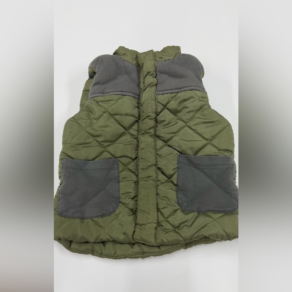 Tommy Bahama Kids Green and Gray Quilted Puffer Vest 18 Months - Picture 2 of 5